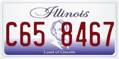 IL license plate C658467