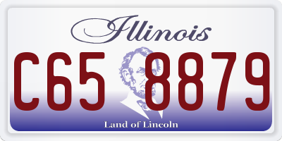 IL license plate C658879