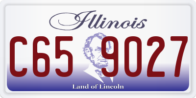 IL license plate C659027