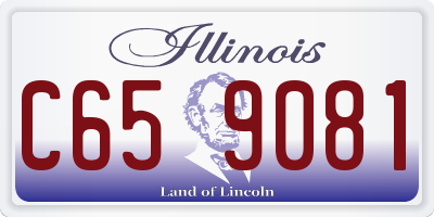 IL license plate C659081