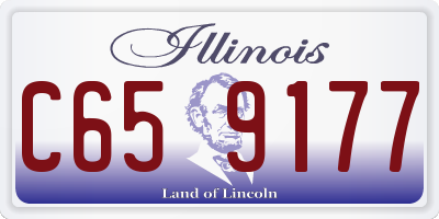 IL license plate C659177