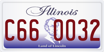 IL license plate C660032