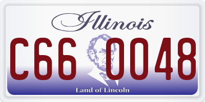 IL license plate C660048