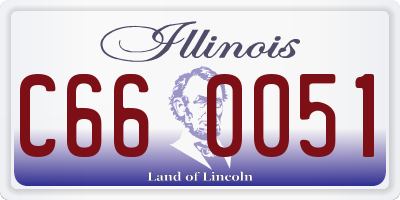 IL license plate C660051