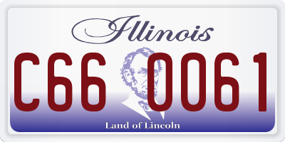 IL license plate C660061