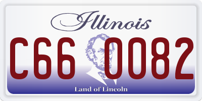IL license plate C660082