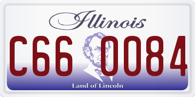 IL license plate C660084