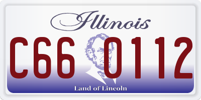 IL license plate C660112