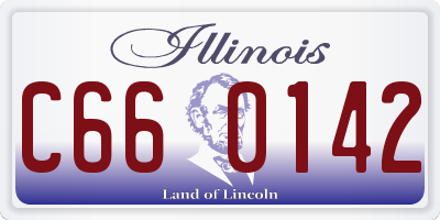 IL license plate C660142