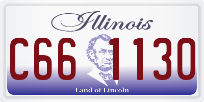 IL license plate C661130