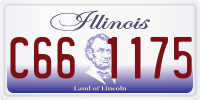 IL license plate C661175