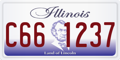 IL license plate C661237