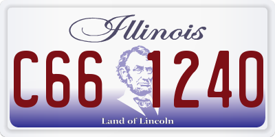 IL license plate C661240