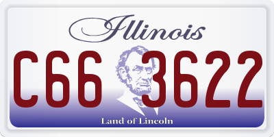 IL license plate C663622