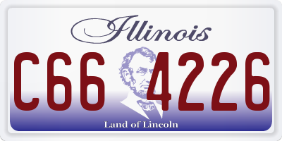 IL license plate C664226