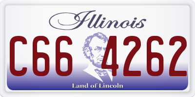 IL license plate C664262