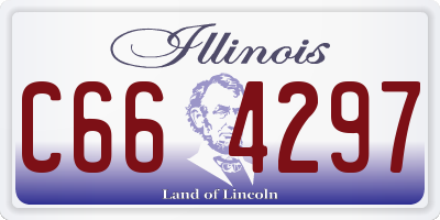 IL license plate C664297