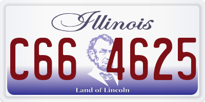 IL license plate C664625