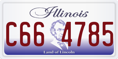 IL license plate C664785
