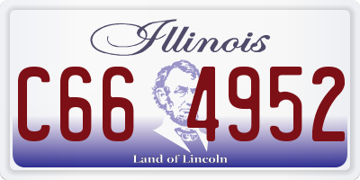 IL license plate C664952