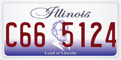 IL license plate C665124
