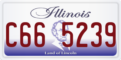 IL license plate C665239