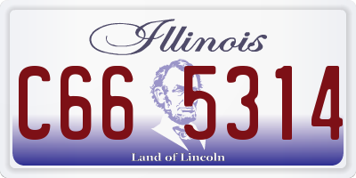 IL license plate C665314