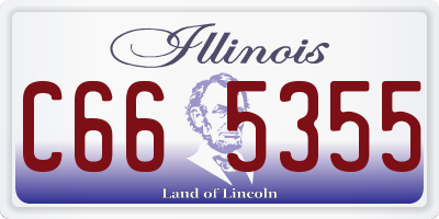 IL license plate C665355