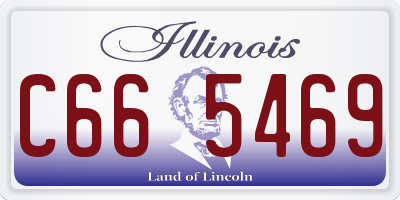 IL license plate C665469