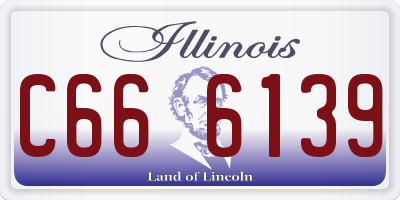 IL license plate C666139