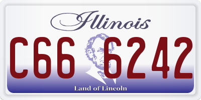 IL license plate C666242