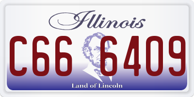 IL license plate C666409