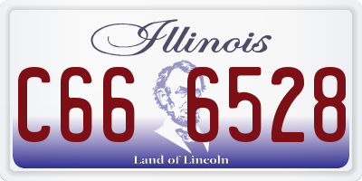 IL license plate C666528