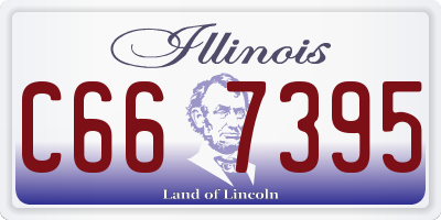 IL license plate C667395