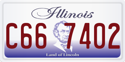 IL license plate C667402