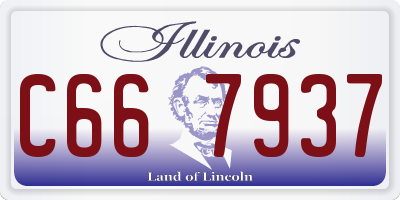 IL license plate C667937