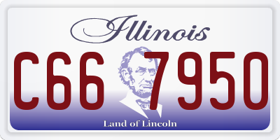 IL license plate C667950