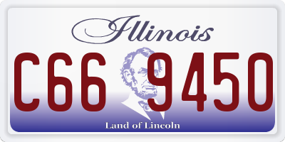 IL license plate C669450