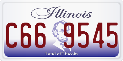 IL license plate C669545