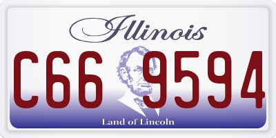 IL license plate C669594