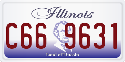 IL license plate C669631