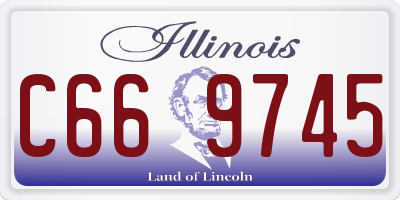 IL license plate C669745