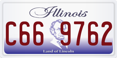 IL license plate C669762