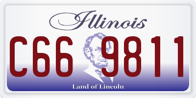 IL license plate C669811