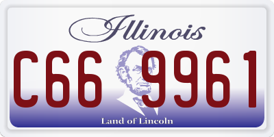 IL license plate C669961