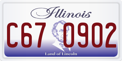 IL license plate C670902