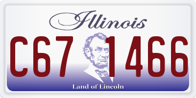 IL license plate C671466
