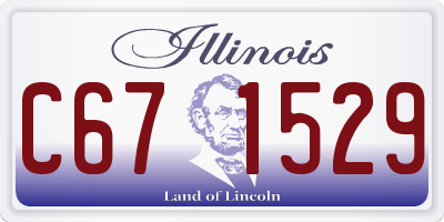 IL license plate C671529