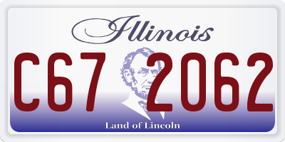 IL license plate C672062