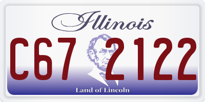 IL license plate C672122